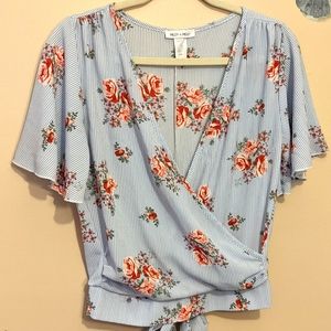 Miley & Molly Wrap Style Top